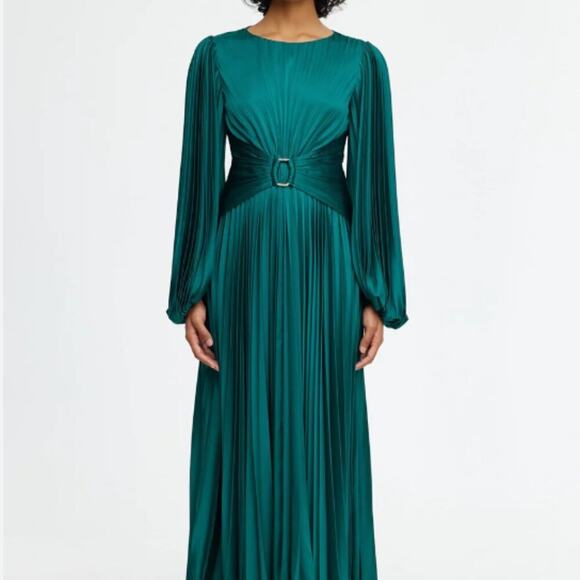 ACLER NORSEMAN MIDI DRESS MYRTLE GREEN - Picture 4 of 14